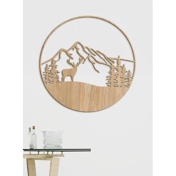 Mandala s motivem jelena