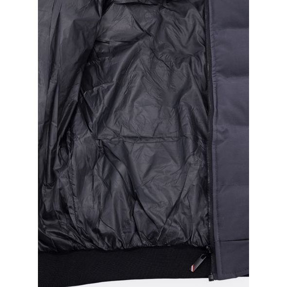 Pánská zimní bunda s kapucí grafitová