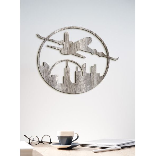 Dřevěný nástěnný obraz FLY