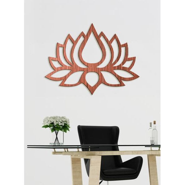 Dřevěná dekorace LOTOS