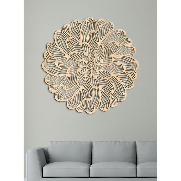 Mandala na stěně LUXUS