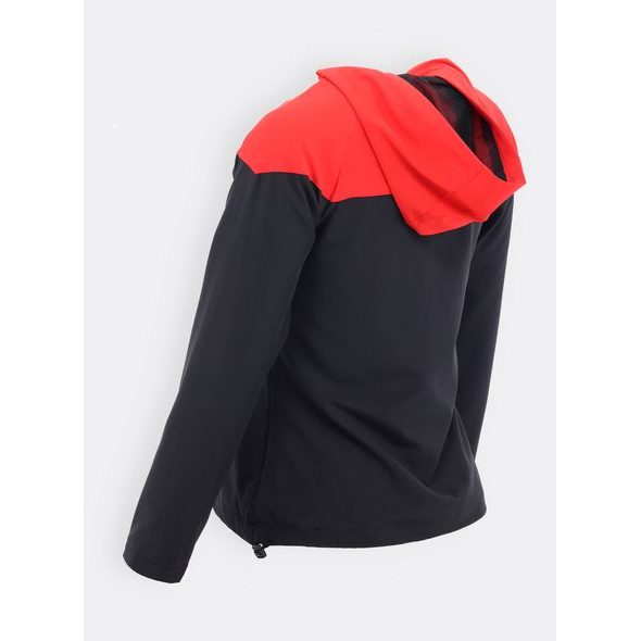 Dámská joggingová bunda černo-červená