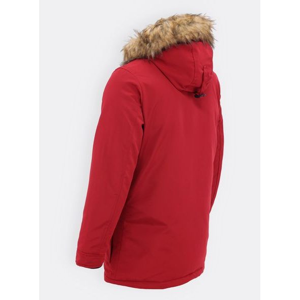 Pánská zimní bunda vínová