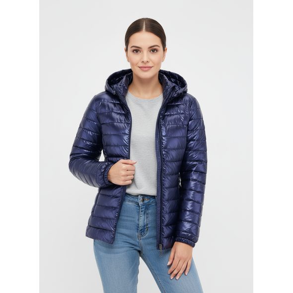 DÁMSKA PRECHODNÁ BUNDA TMAVOMODRÁ