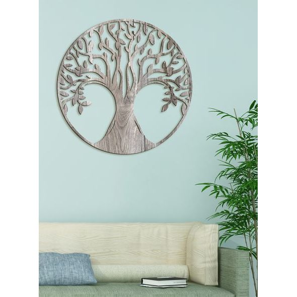 Dřevěný obrázek stromu života