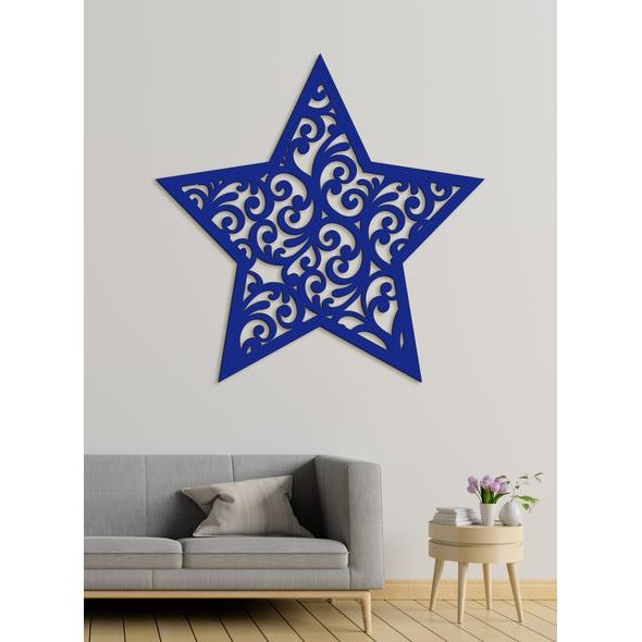 Dřevěná dekorace Hvězda Orientu