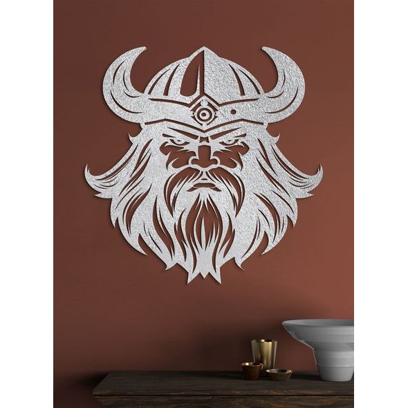 DEKORATIVNÍ DŘEVĚNÝ OBRAZ VIKING