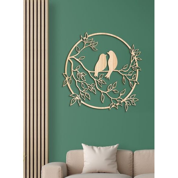 Mandala na Stenu štebot vtákov