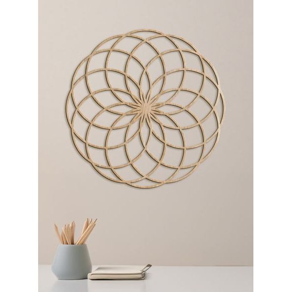 Dřevěná mandala SIMPLE