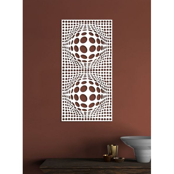 Drevený obraz na stenu 3D ilúzia