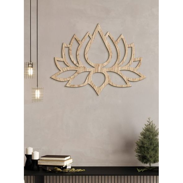 Dřevěná dekorace LOTOS