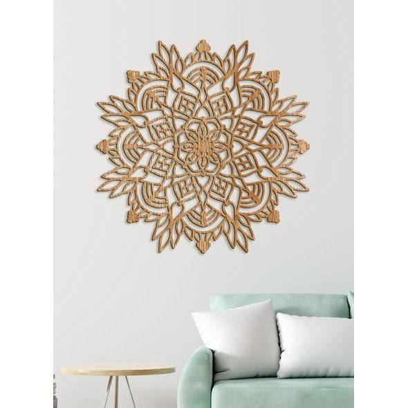 Dřevěná mandala Harmonie