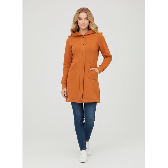 TEHLOVÁ DLHÁ DÁMSKA MIKINA