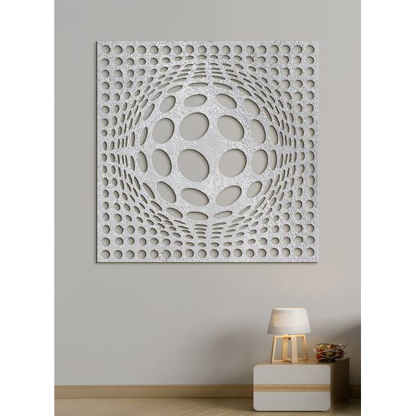 Dřevěný obraz 3D iluze