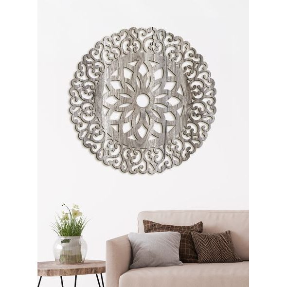 Dřevěná mandala Symfonie přírody