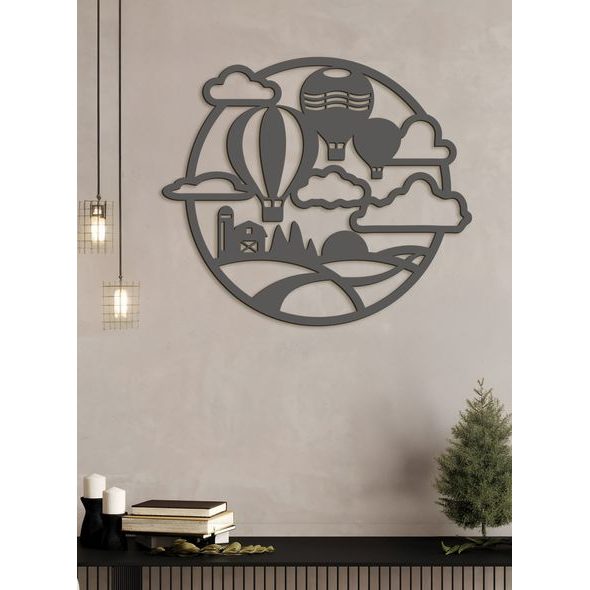 Dřevěný nástěnný obraz Balon Flight