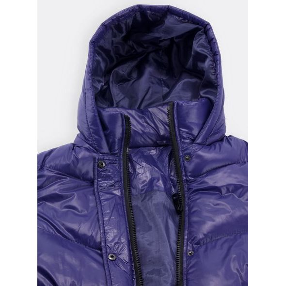 Dámská prošívaná bunda fialová