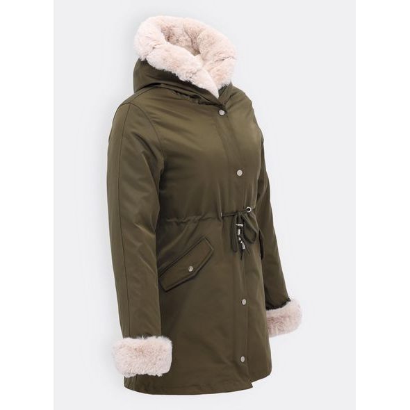 Dámská zimní bunda khaki