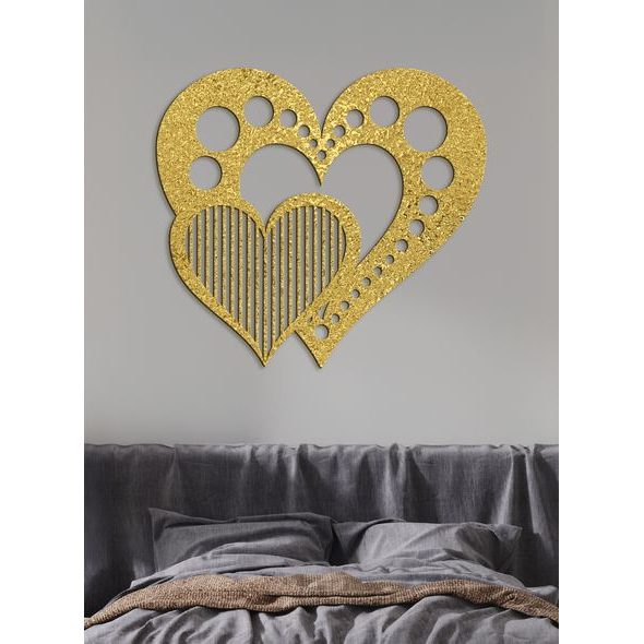 Dřevěný nástěnný obraz Srdce