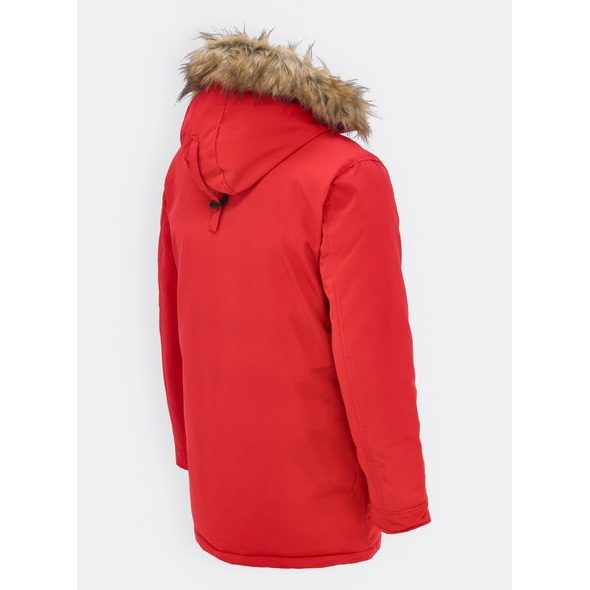 Pánská zimní bunda červená