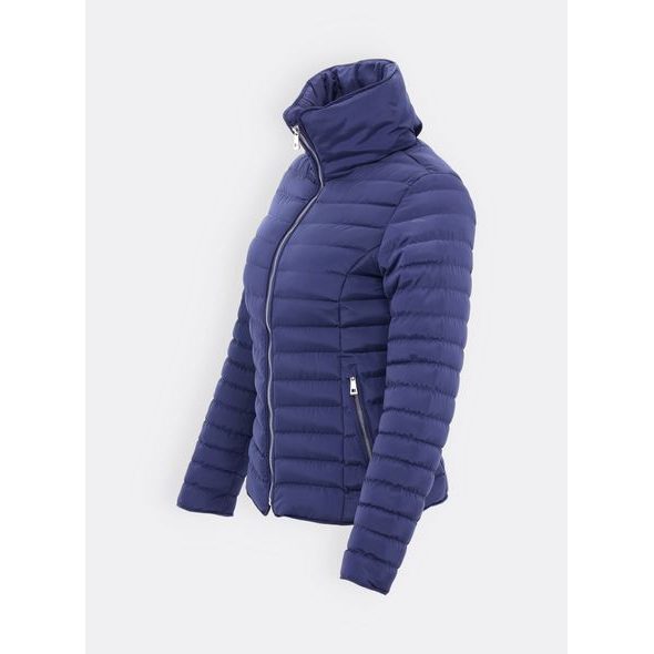 Dámská prošívaná bunda indigo