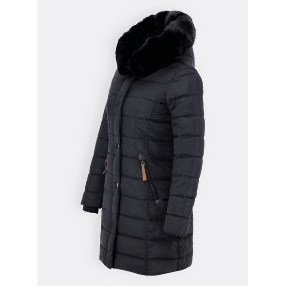 Dámská zimní prošívaná bunda černá