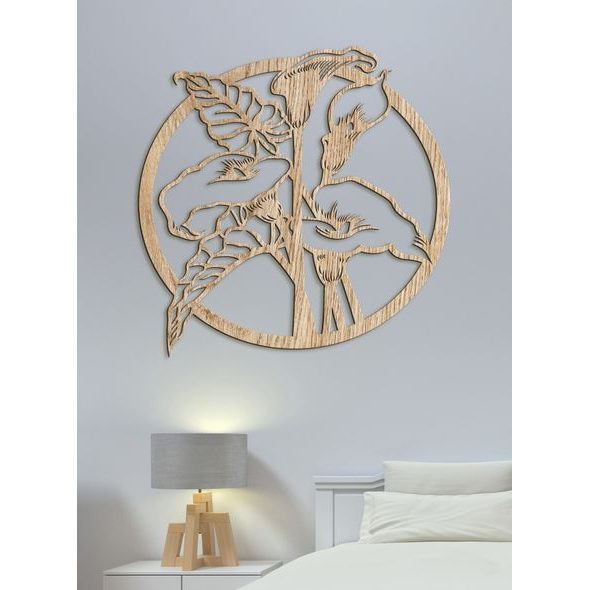 Dřevěná dekorace Kala