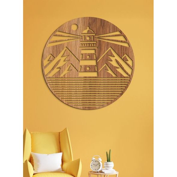 Dřevěný nástěnný obraz MAJÁK