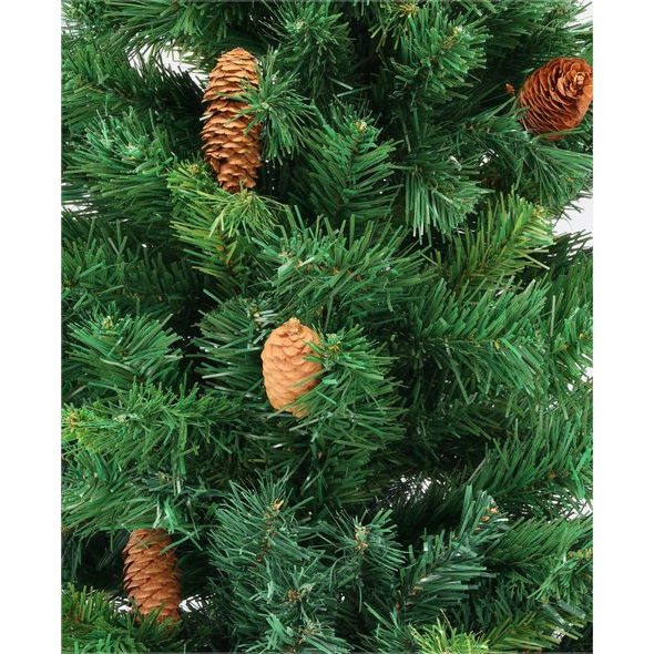 Umelý vianočný stromček Smrek Karpatský so šiškami