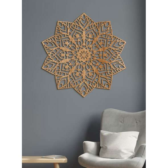 Luxusní dřevěná mandala ZITTA