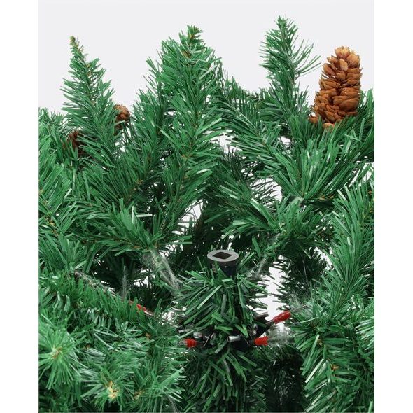 Umělý vánoční stromek Smrk Elegant s šiškami