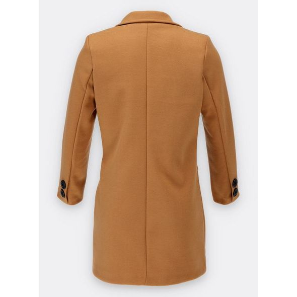 Dámsky kabát svetlohnedý