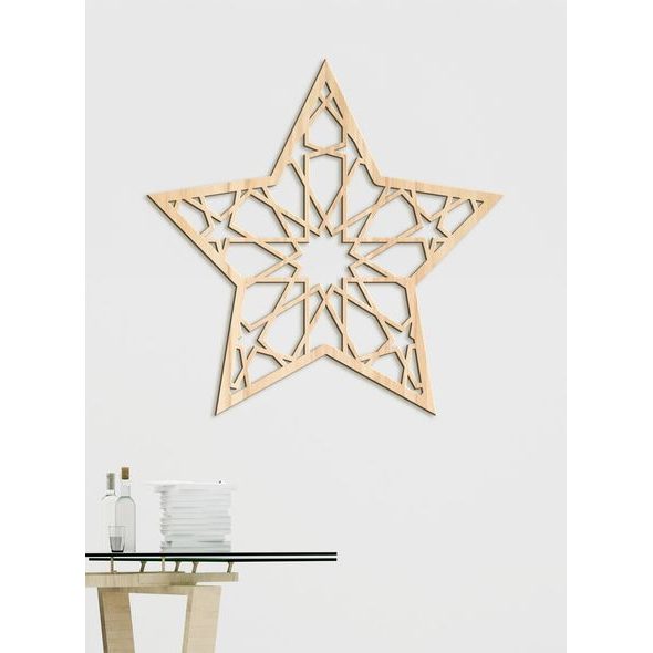 Dřevěný obraz Hvězda plná elegance