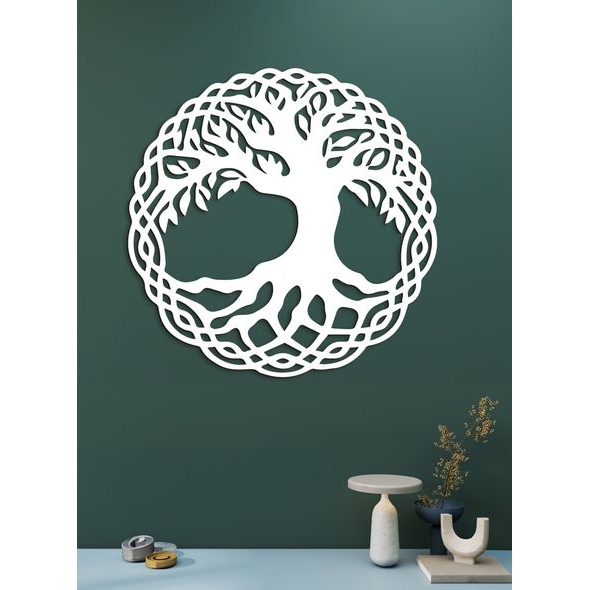 Strom života s propletenými větvemi