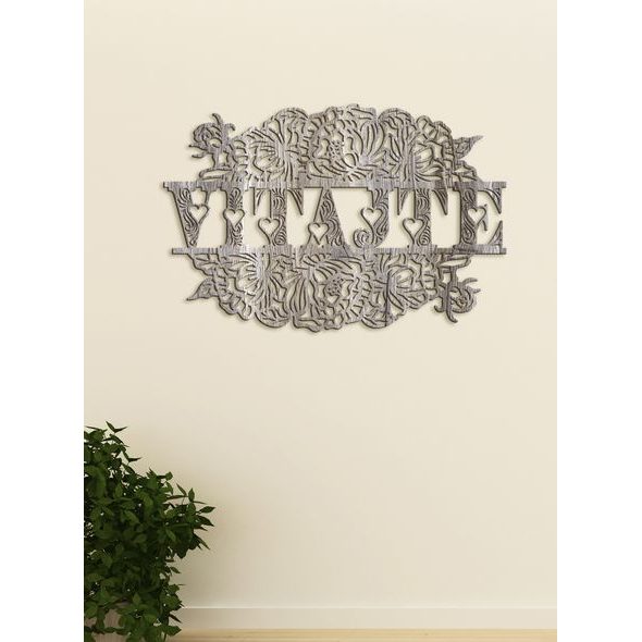 Drevený nápis "VITAJTE"