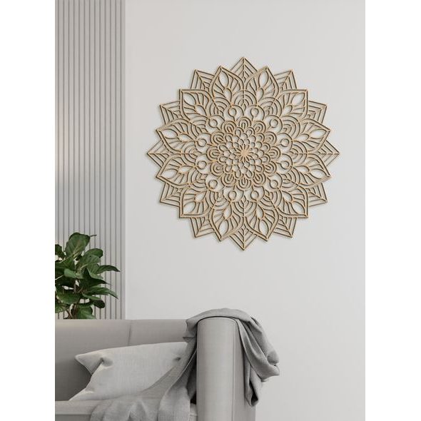 Dřevěná mandala LYSA