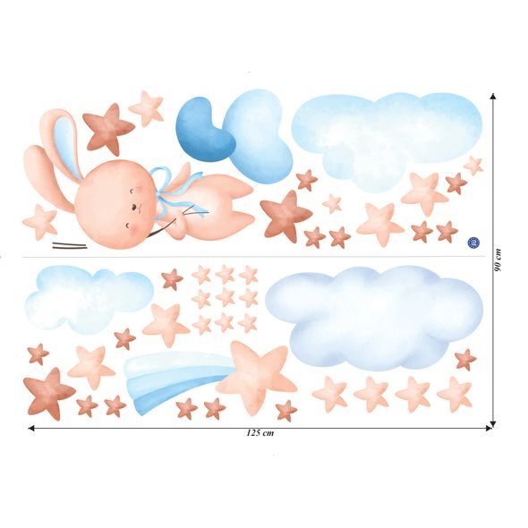 Roztomilý zajačik medzi hviezdami