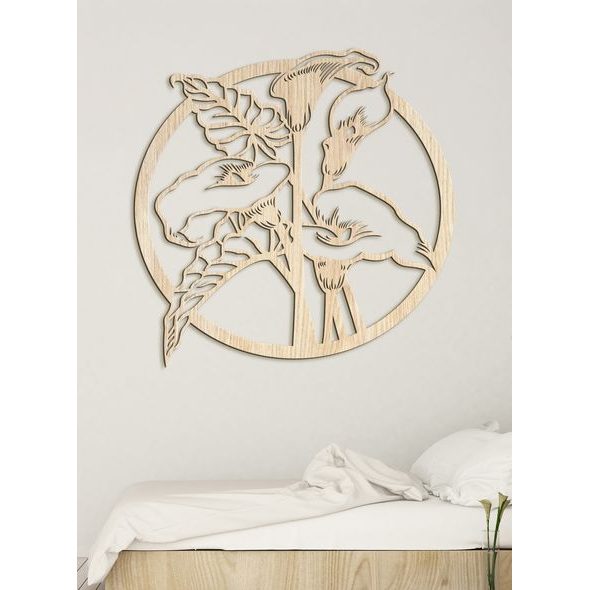 Dřevěná dekorace Kala