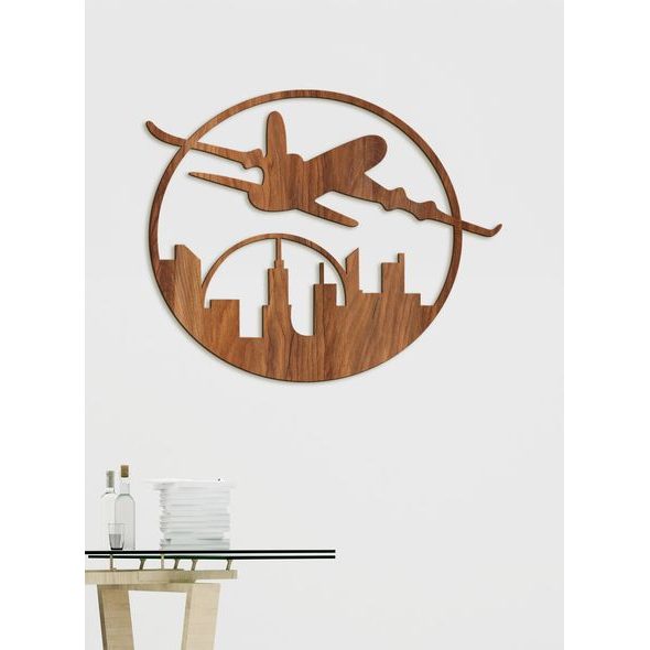 Dřevěný nástěnný obraz FLY