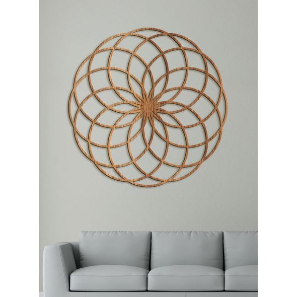 Dřevěná mandala SIMPLE