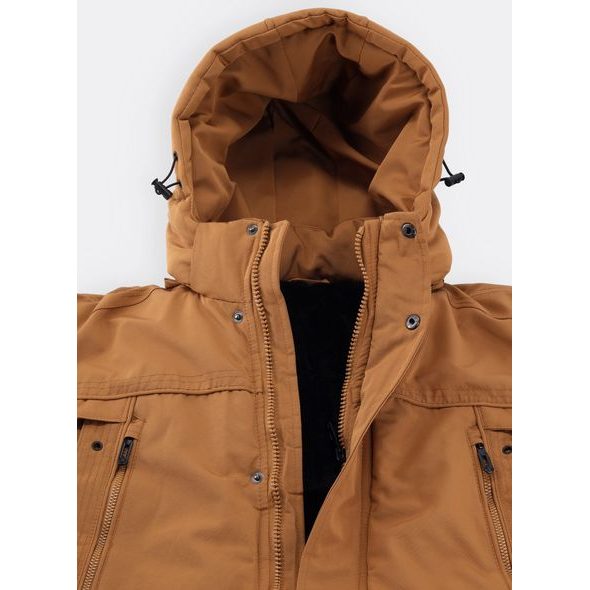 Pánská zimní bunda camel