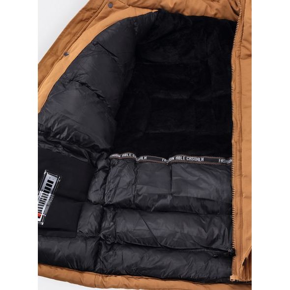 Pánská zimní bunda camel