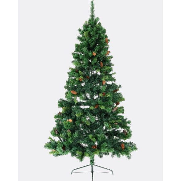 UMELÝ VIANOČNÝ STROMČEK SMREK KARPATSKÝ SO ŠIŠKAMI