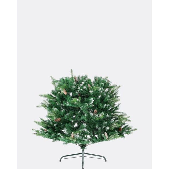 Umělý vánoční stromek Borovice stříbrná se šiškami