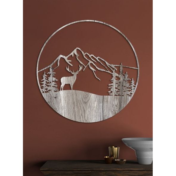 Mandala s motivem jelena