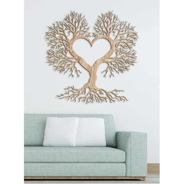 Dřevěný strom života a lásky