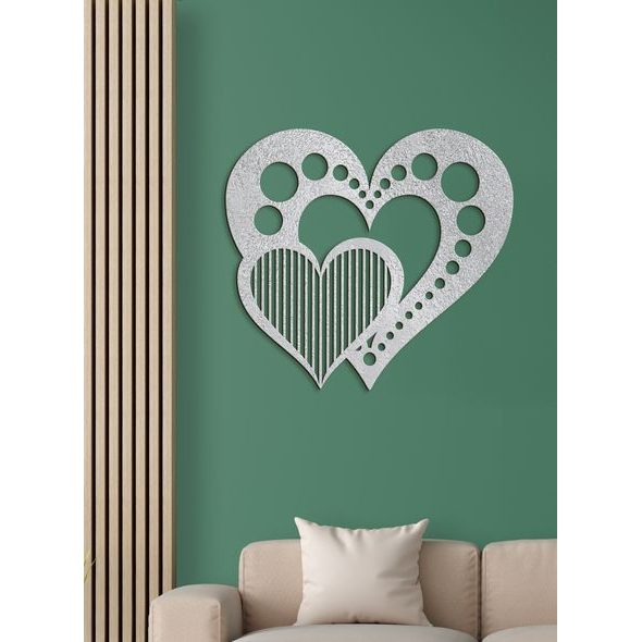 Dřevěný nástěnný obraz Srdce