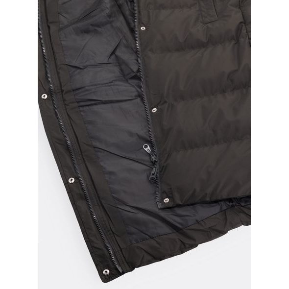 Dámská vesta s kapucí tmavě zelená