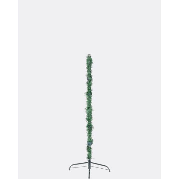 Umělý vánoční stromek Smrk Rysy - zasněžený s borovicovými šiškami