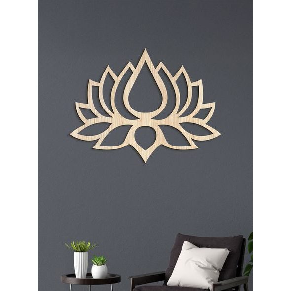 Dřevěná dekorace LOTOS